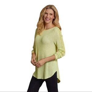 Soft Surroundings Bailey Pear Top Size L
